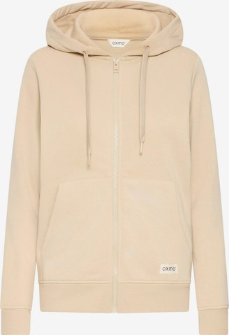 Giacca di felpa ' OXKAREN ' di Oxmo in beige: frontale
