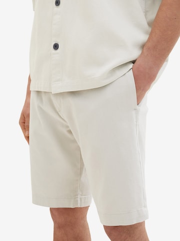 TOM TAILOR DENIM Regular Панталон в бяло