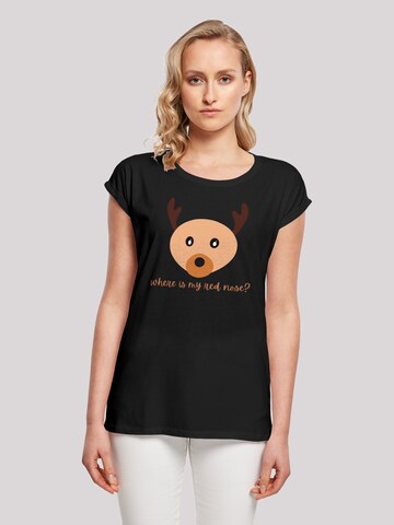 T-shirt F4NT4STIC en noir : devant