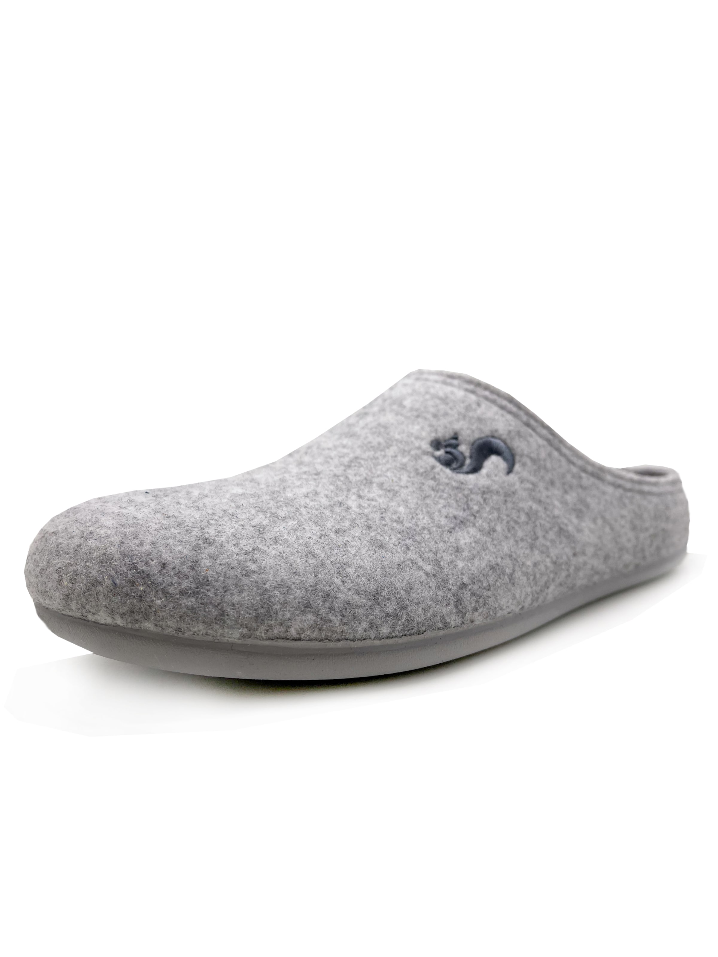 thies Hausschuh 'thies 1856 ® Recycled PET Slipper'‌ in Grau: Vorderseite