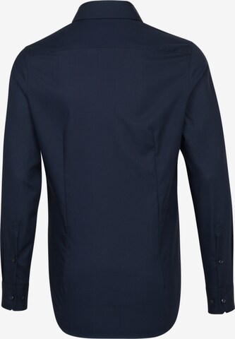 SEIDENSTICKER Slim Fit Business Hemd ' Shaped ' in Blau