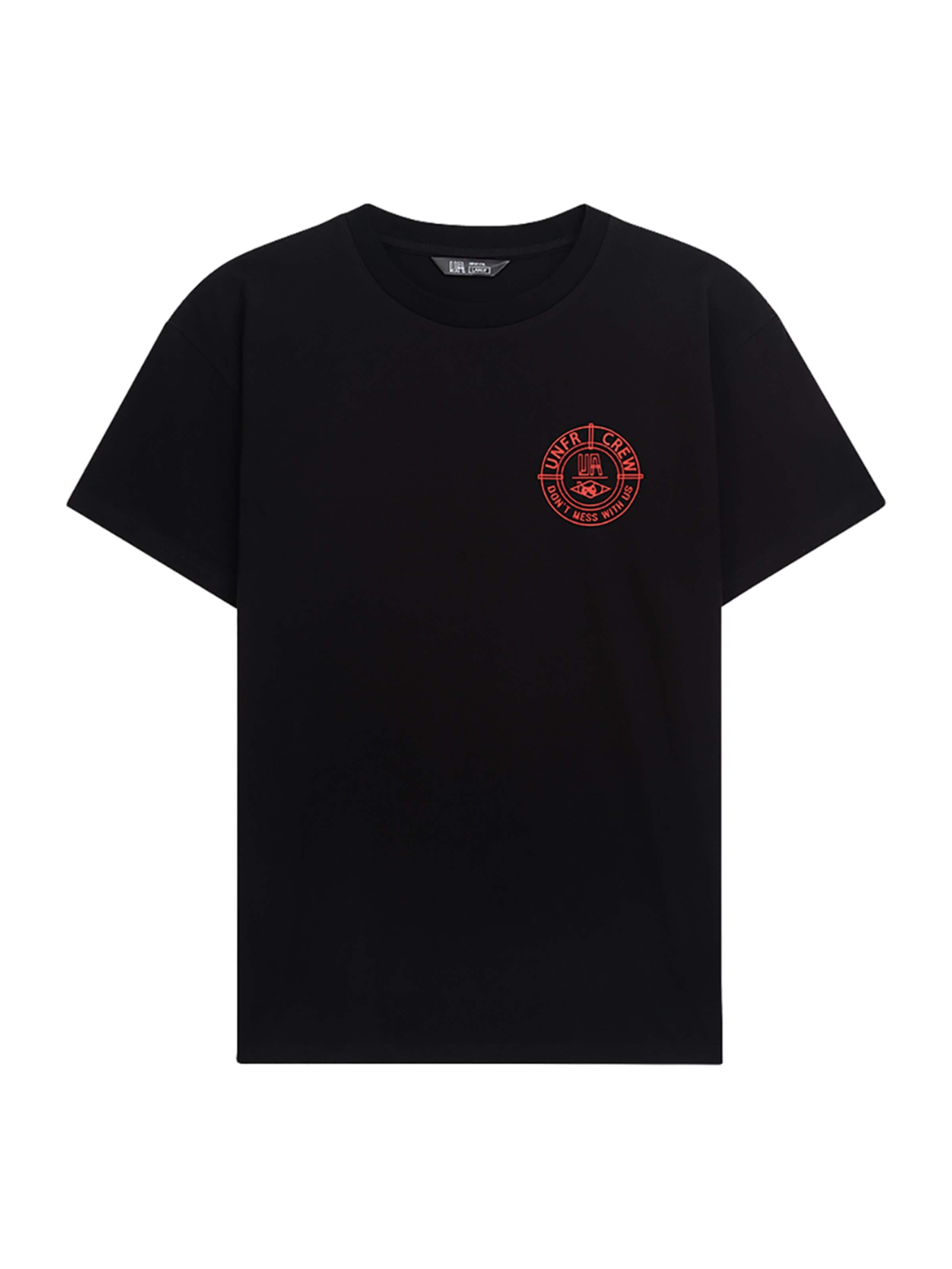 T-Shirt 'DMWU' Unfair Athletics en noir : devant