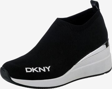 DKNY Belebújós cipők 'Parks' - fekete: elől