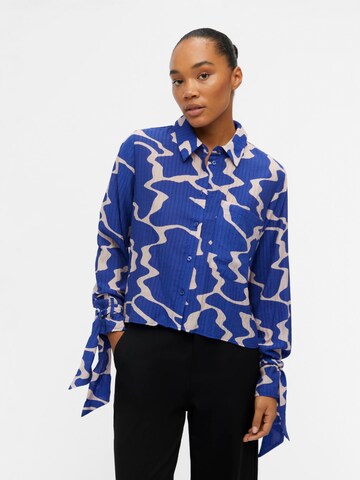 OBJECT Blouse in Blauw: voorkant