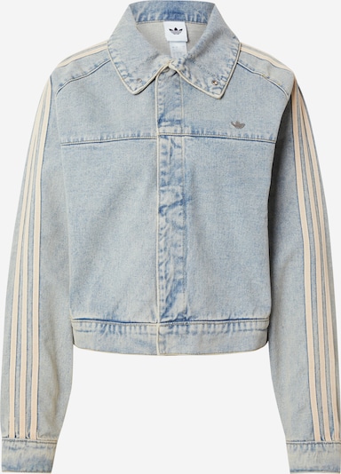 ADIDAS ORIGINALS Tussenjas 'ESS' in de kleur Crème / Blauw denim, Productweergave