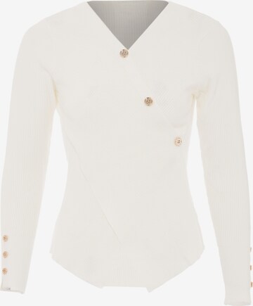 NAEMI Sweater in White: front