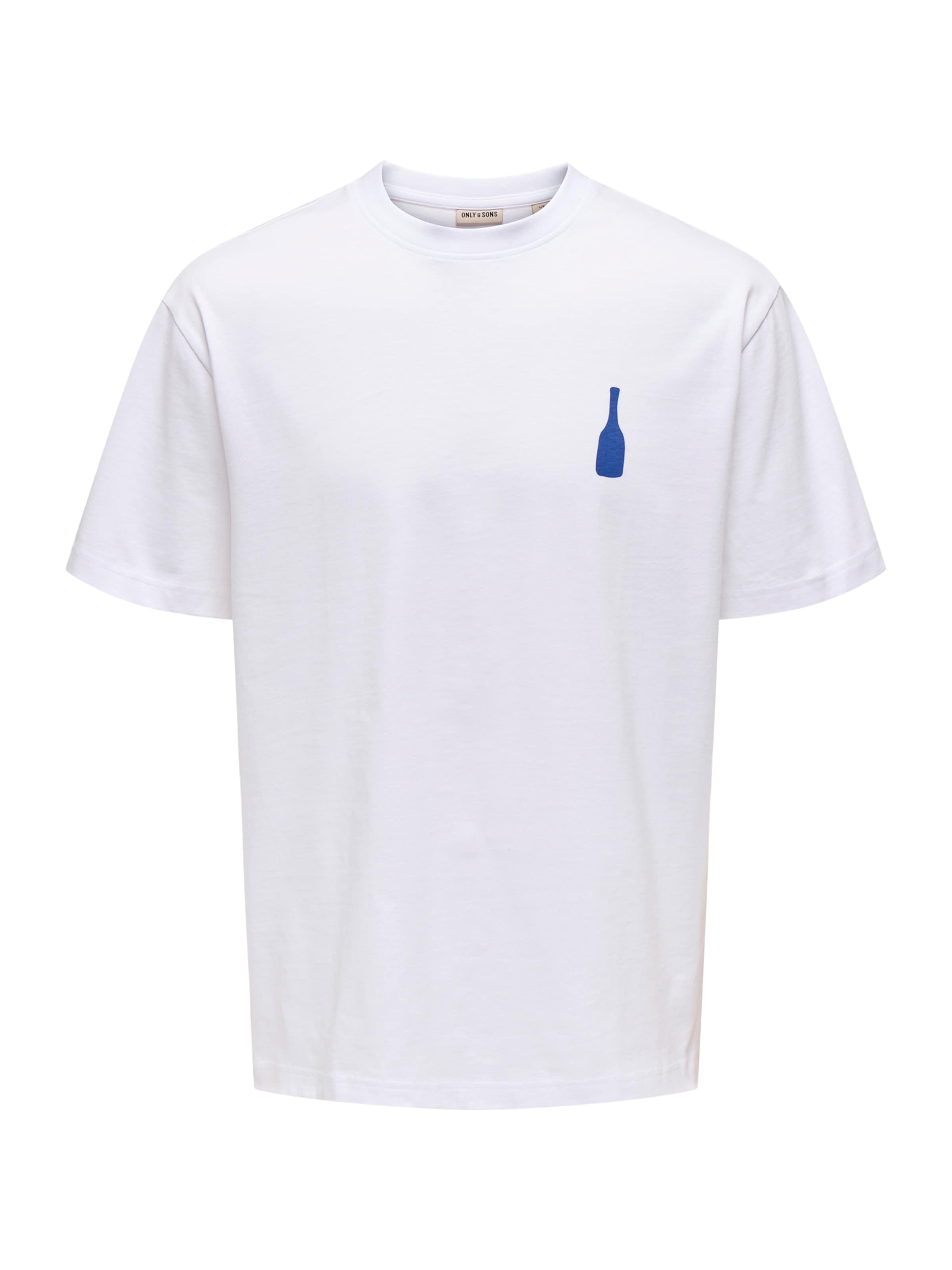 Only & Sons Majica 'ONSFRED ELEGANTS' u plava / svijetlo crvena / bijela, Pregled proizvoda