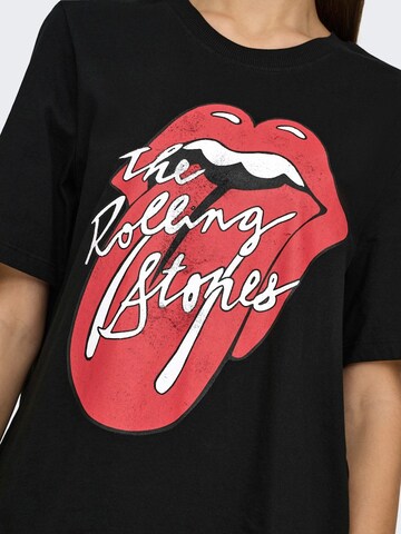 Maglietta 'ONLROLLING STONES' di ONLY in nero