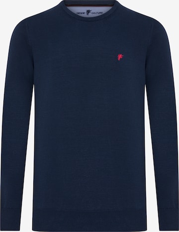 DENIM CULTURE Pullover 'Jeromy' in Blau: predná strana