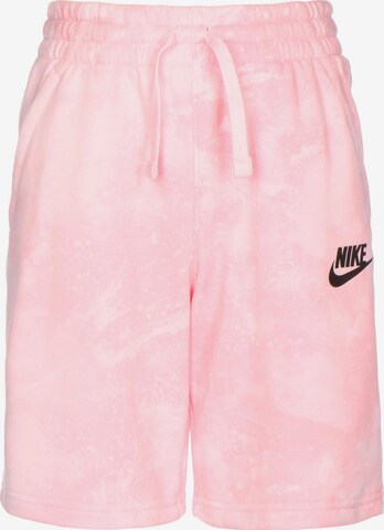 regular Pantaloni sportivi di NIKE in rosa: frontale