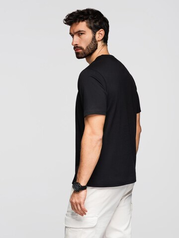 Ombre Shirt in Zwart