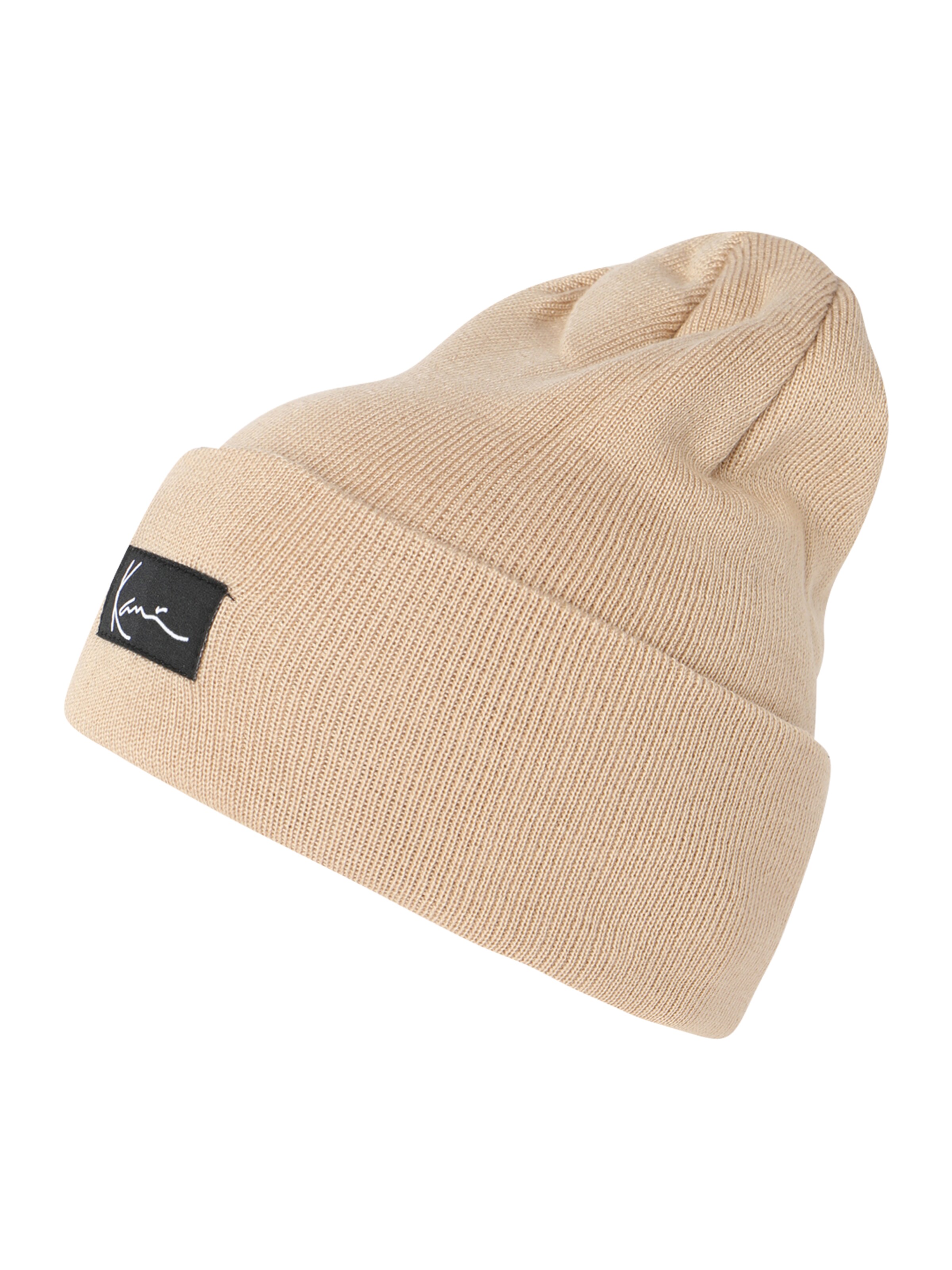 Berretto di Karl Kani in beige: frontale