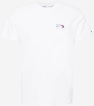 T-Shirt Tommy Jeans en blanc : devant