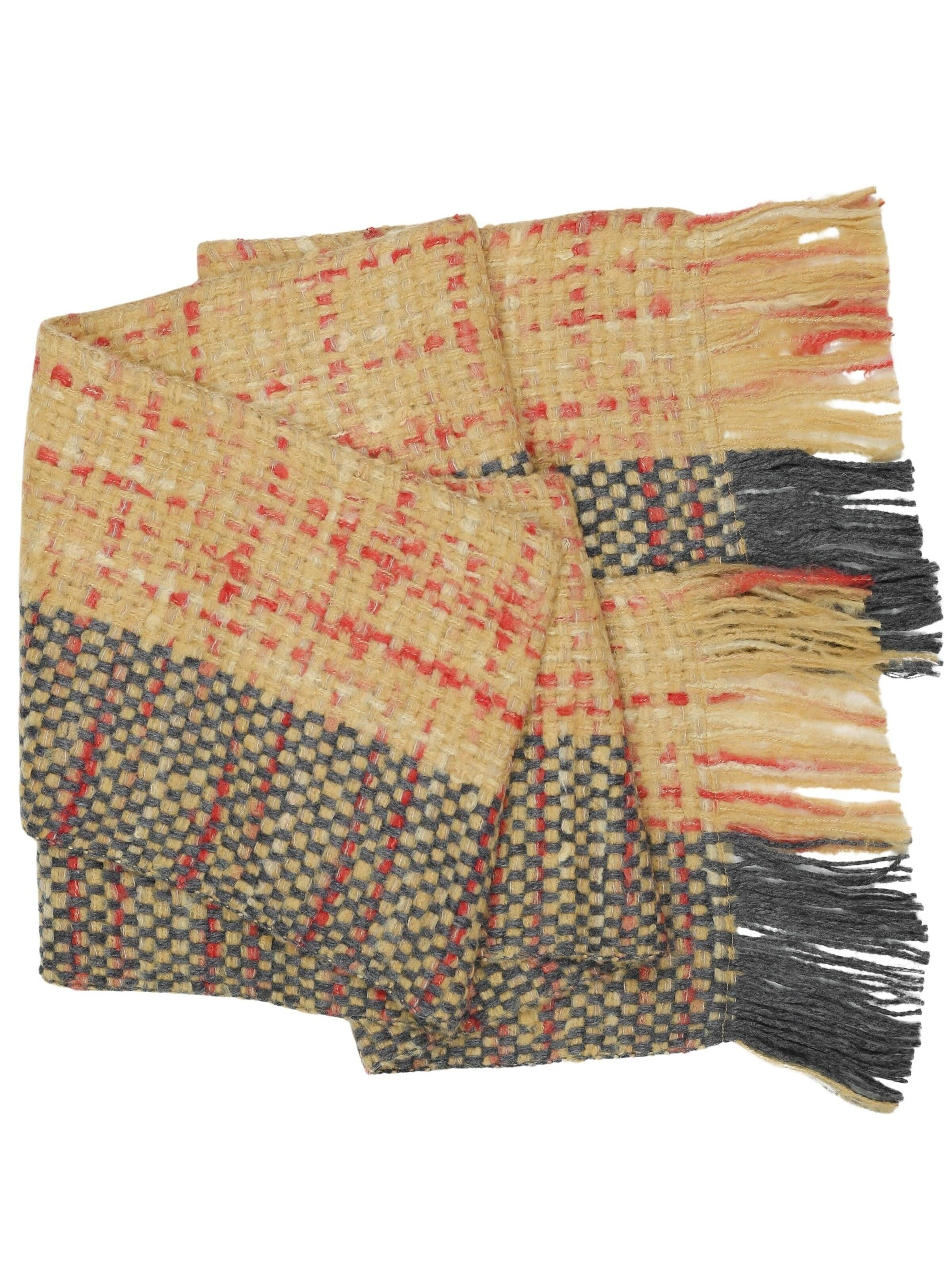 COLLEZIONE ALESSANDRO Scarf 'Tscherpa' in Red