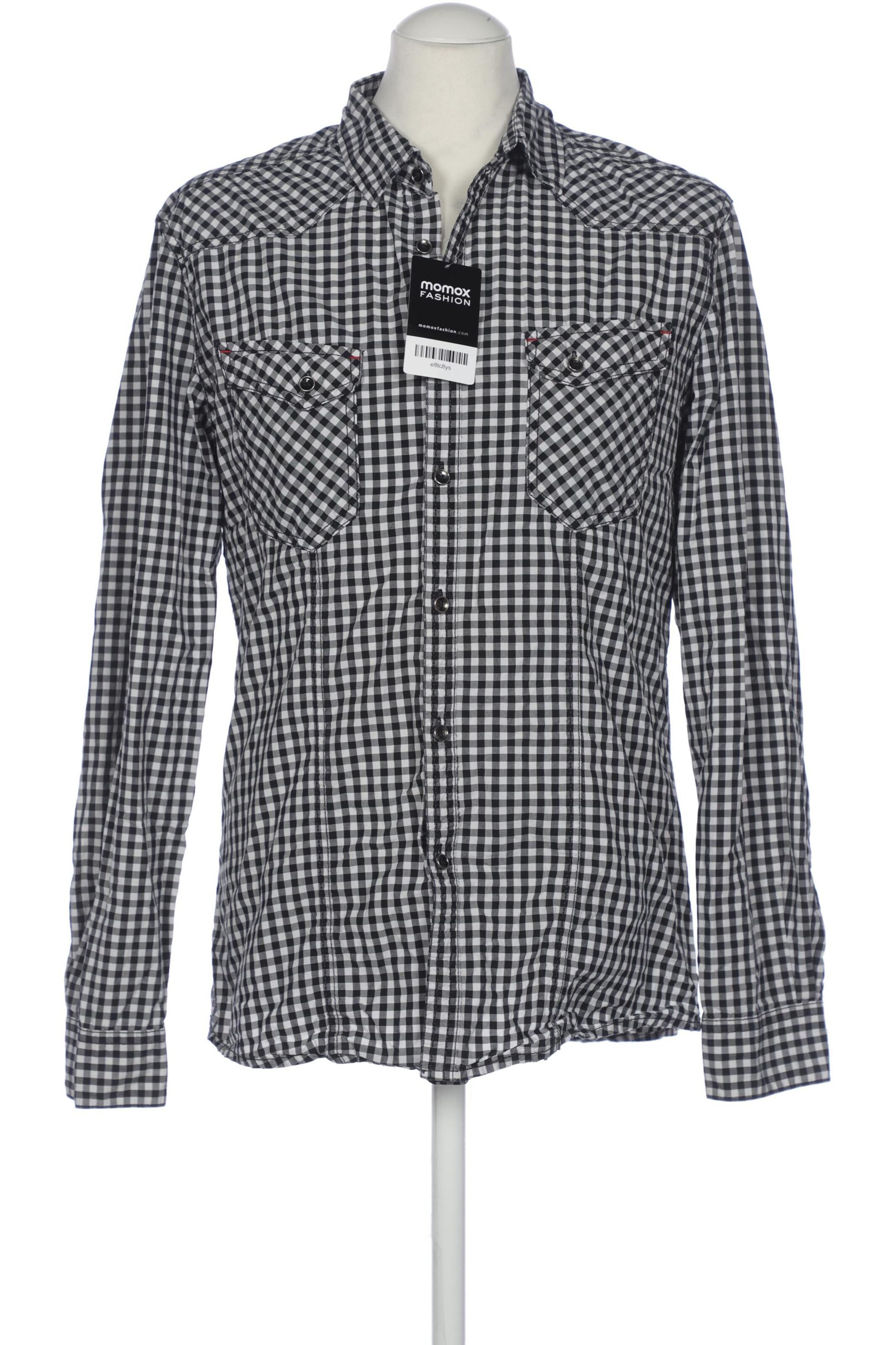 EDC BY ESPRIT Hemd M in Schwarz: Vorderseite