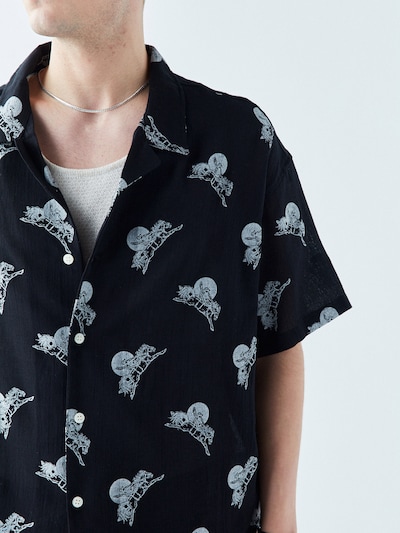 VAMOS CLO Button Up Shirt 'Huntsville' in Light blue / Black, Item view
