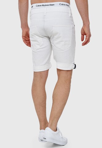 INDICODE JEANS Regular Trousers 'Villeurbanne' in White