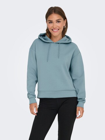 Felpa sportiva di ONLY PLAY in blu: frontale