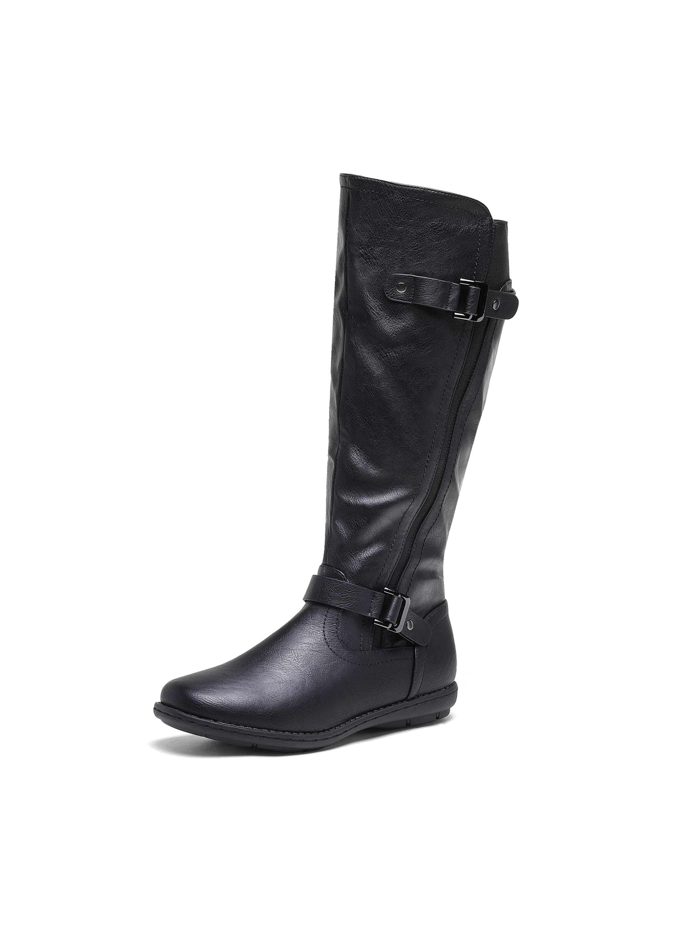Dream Pairs Boots in Zwart: voorkant