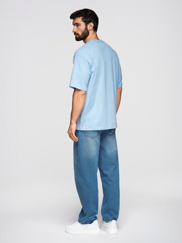 Ombre Shirt in Blauw