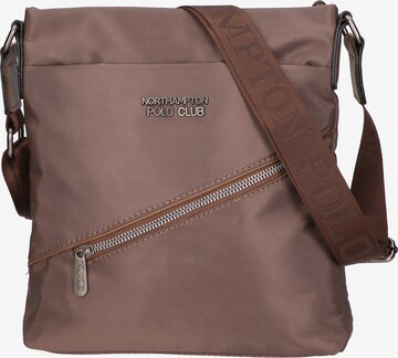 Northampton Polo Club Shoulder Bag in Brown: front