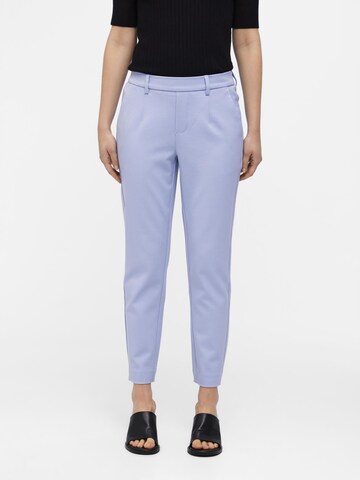 Coupe slim Pantalon 'LISA' OBJECT en bleu : devant