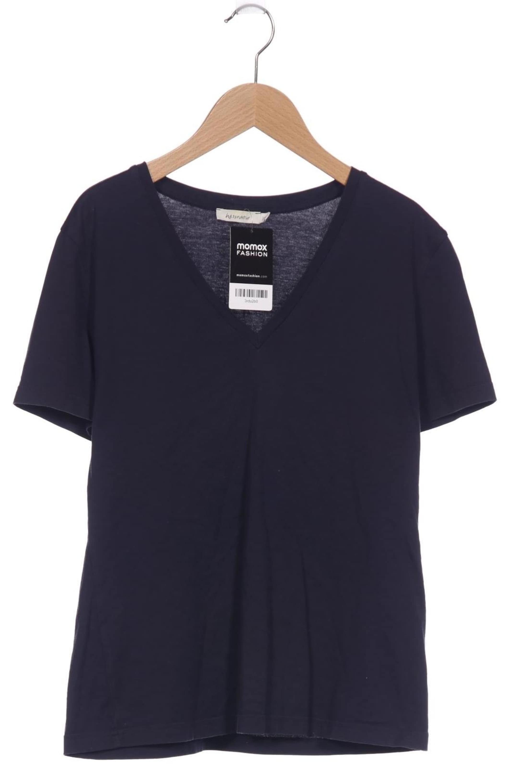 hessnatur Top & Shirt in M in Blue: front