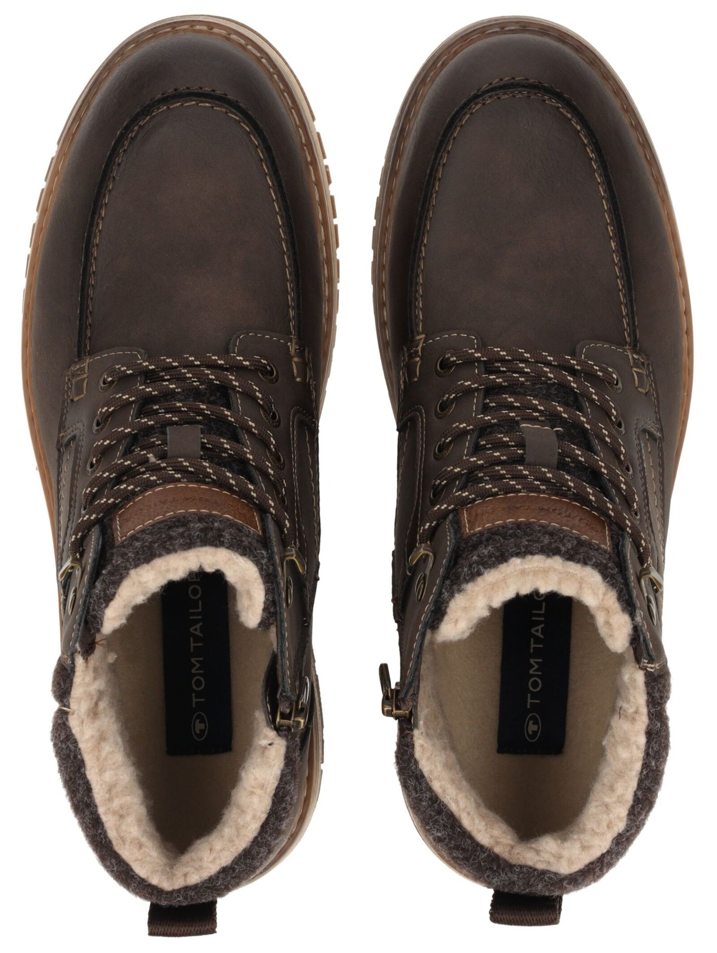 Boots stringati di TOM TAILOR in marrone