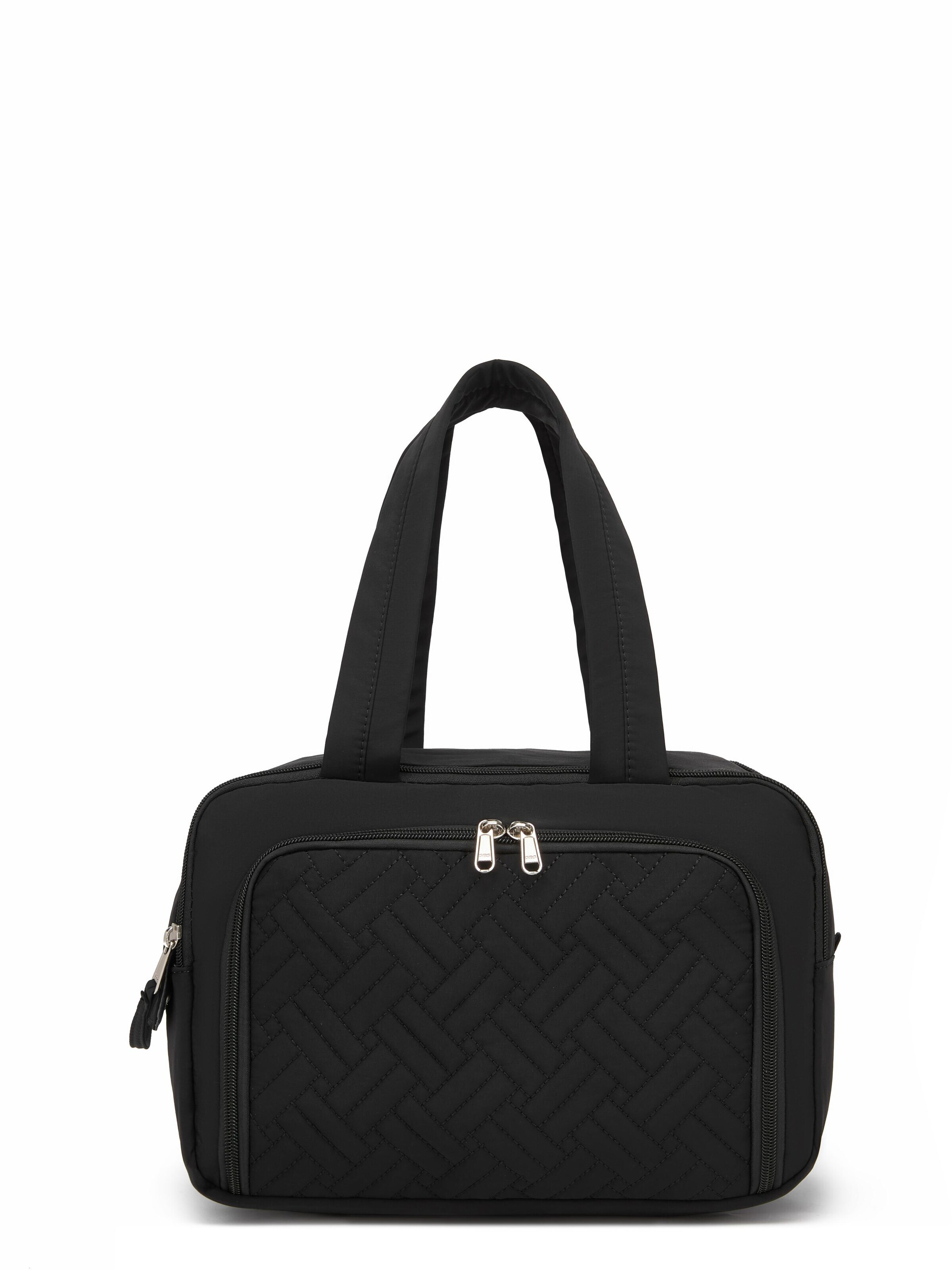 Kono Travel Bag 'Kono Kulturtasche 74x45cm | wasserabweisendes Polyester | Reise-Organizer für Kosmetik & Zubehör' in Black: front