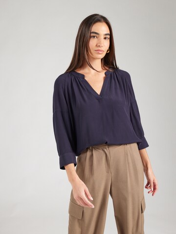 COMMA Blouse in Blue: front