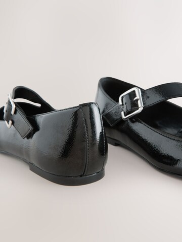 Next Riemchenballerina 'Forever Comfort' in Schwarz