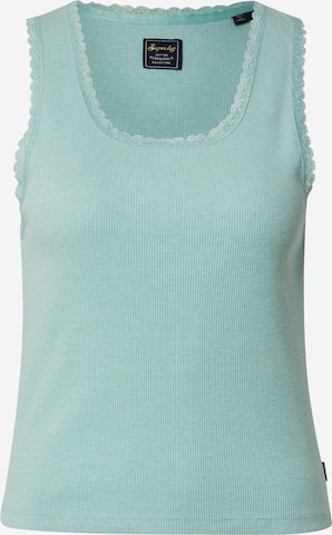 žalia Superdry Palaidinė be rankovių: priekis