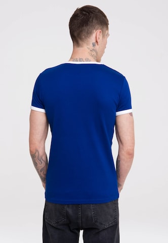 LOGOSHIRT Shirt in Blauw