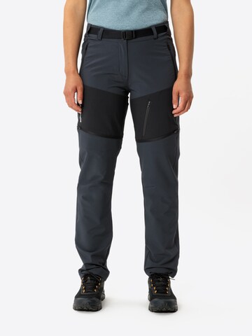 VAUDE Regular Outdoor trousers 'Elope' in Black: front
