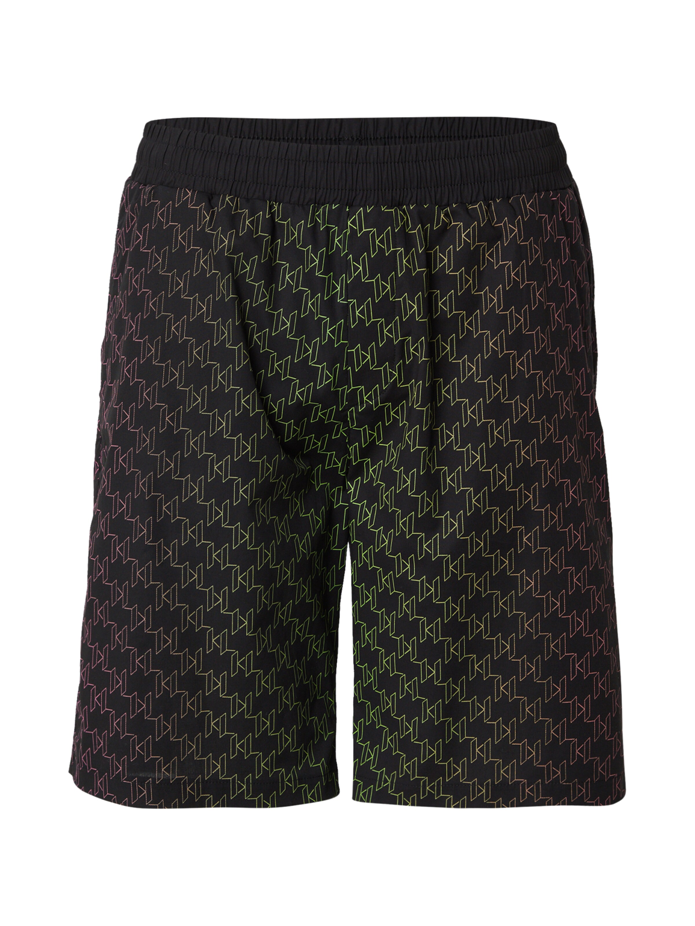 Regular Pantalon Karl Lagerfeld en noir : devant