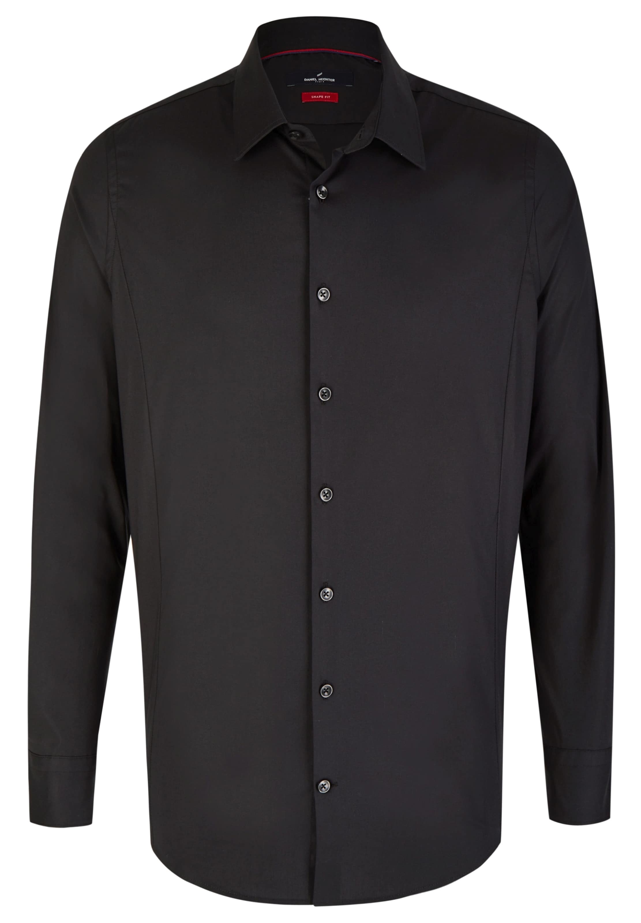 Chemise business 'Xtension' HECHTER PARIS en noir : devant