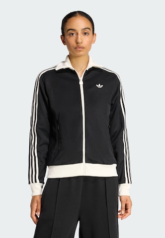 Veste de survêtement 'Classic' ADIDAS ORIGINALS en noir : devant