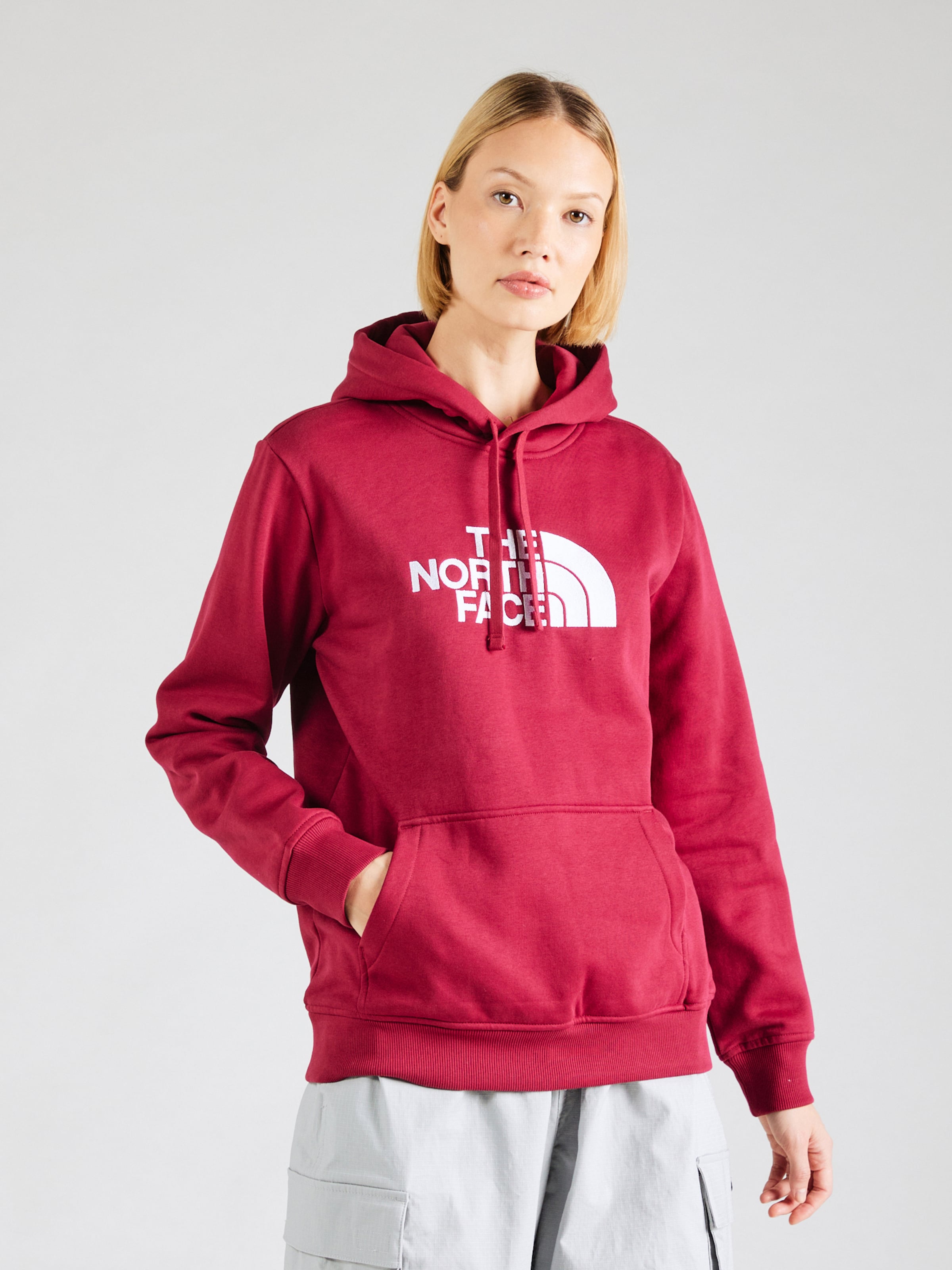 Red faced sweatshirt sale