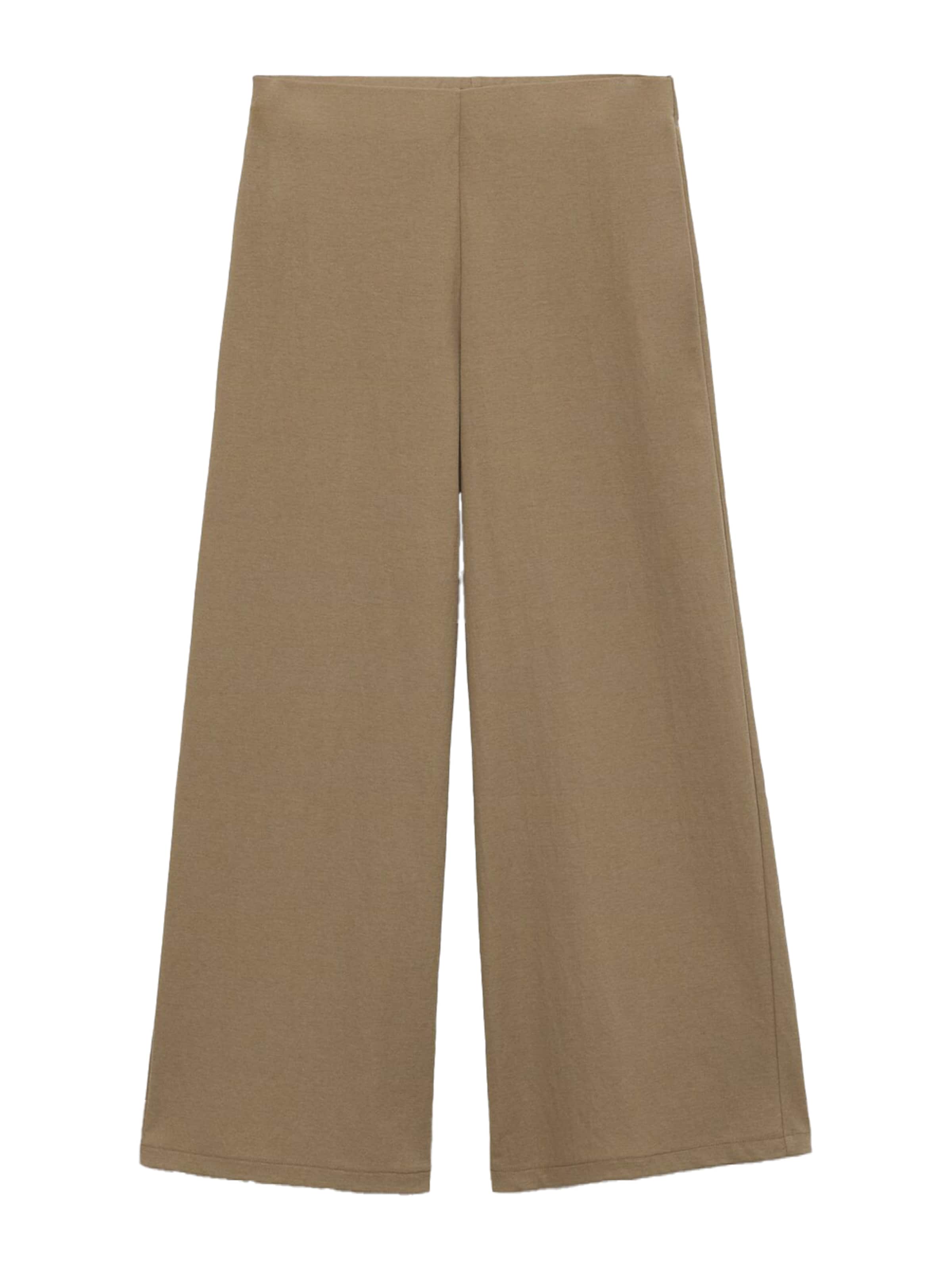 MANGO Bő szár Nadrág 'CATLEEN' - zöld: elől