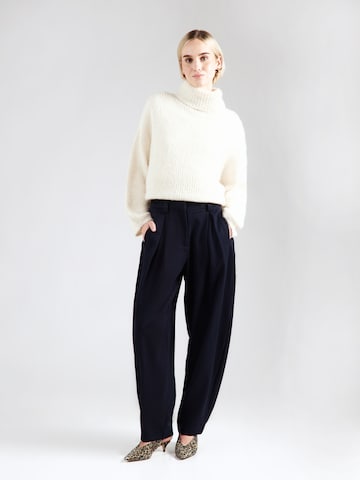 Baggy Pantaloni con pieghe di MSCH COPENHAGEN in blu