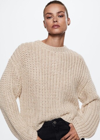 MANGO Pullover 'Porto' in Beige