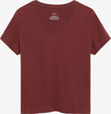 s.Oliver T-Shirt in Rot: Vorderseite