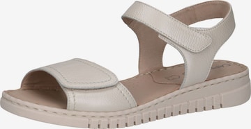 CAPRICE Sandalette in Weiß: Vorderseite