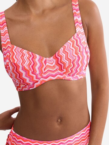 TRIUMPH Balconette Bikinitop ' Red Label Mix & Match Summer ' in Oranje