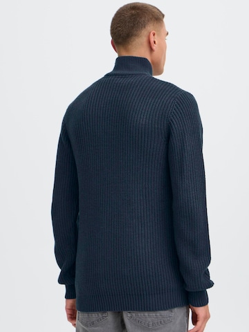 !Solid Gebreid vest 'Arno' in Blauw