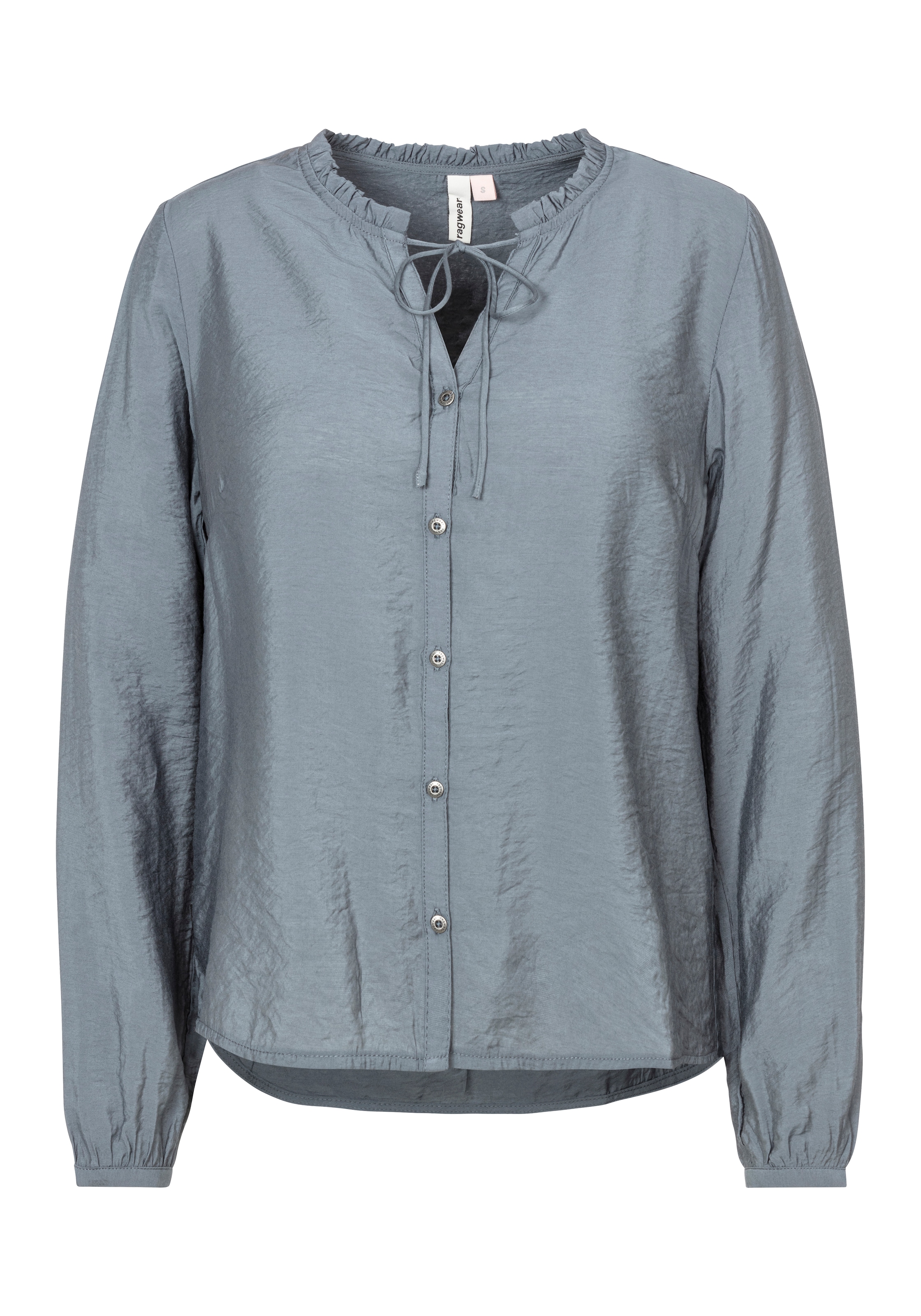Ragwear Bluse in Grau: Vorderseite
