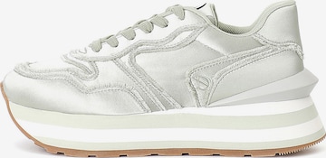 Baskets basses CAFè NOIR en vert : devant