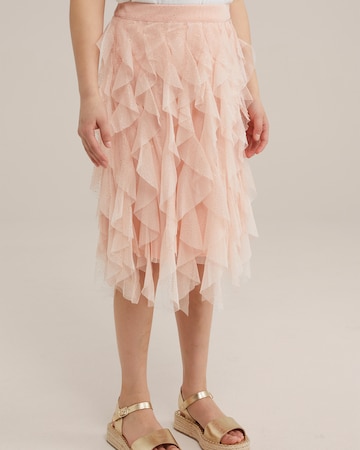 WE Fashion Sukně – pink: přední strana