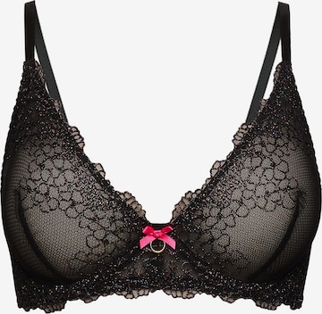 Soutien-gorge 'Bügel BH' La Muel Lingerie en noir : devant