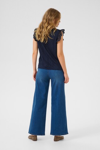 Cream Bluse 'Danika' in Blau